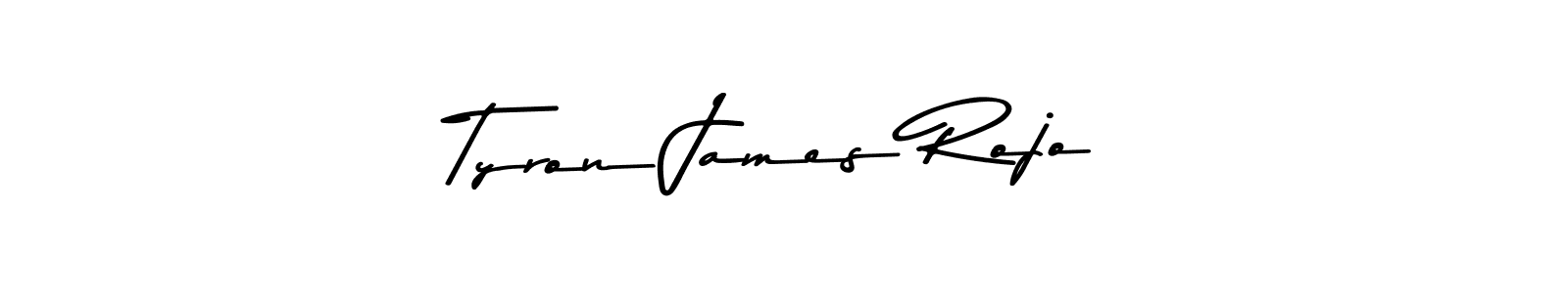 if you are searching for the best signature style for your name Tyron James Rojo. so please give up your signature search. here we have designed multiple signature styles  using Asem Kandis PERSONAL USE. Tyron James Rojo signature style 9 images and pictures png