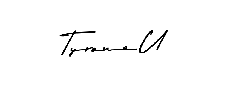 Make a short Tyrone U signature style. Manage your documents anywhere anytime using Asem Kandis PERSONAL USE. Create and add eSignatures, submit forms, share and send files easily. Tyrone U signature style 9 images and pictures png