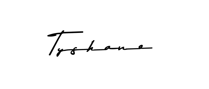 Use a signature maker to create a handwritten signature online. With this signature software, you can design (Asem Kandis PERSONAL USE) your own signature for name Tyshane. Tyshane signature style 9 images and pictures png