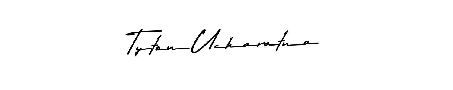 Make a beautiful signature design for name Tyton Ucharatna. Use this online signature maker to create a handwritten signature for free. Tyton Ucharatna signature style 9 images and pictures png