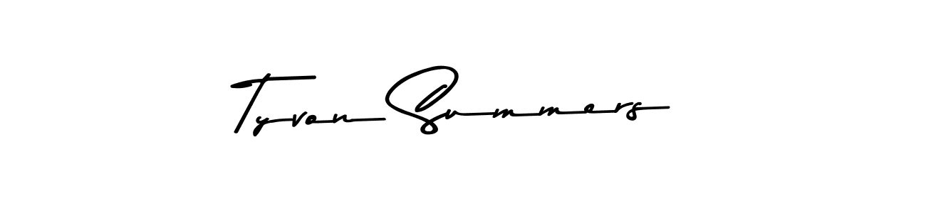 Similarly Asem Kandis PERSONAL USE is the best handwritten signature design. Signature creator online .You can use it as an online autograph creator for name Tyvon Summers. Tyvon Summers signature style 9 images and pictures png