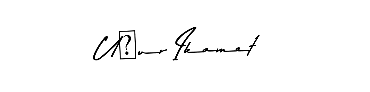 You should practise on your own different ways (Asem Kandis PERSONAL USE) to write your name (Uğur Ikamet) in signature. don't let someone else do it for you. Uğur Ikamet signature style 9 images and pictures png