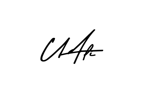 How to make U Ali signature? Asem Kandis PERSONAL USE is a professional autograph style. Create handwritten signature for U Ali name. U Ali signature style 9 images and pictures png