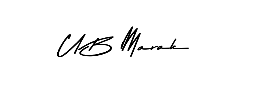 Make a beautiful signature design for name U B Marak. Use this online signature maker to create a handwritten signature for free. U B Marak signature style 9 images and pictures png