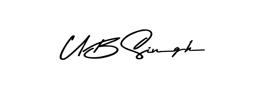 Here are the top 10 professional signature styles for the name U B Singh. These are the best autograph styles you can use for your name. U B Singh signature style 9 images and pictures png