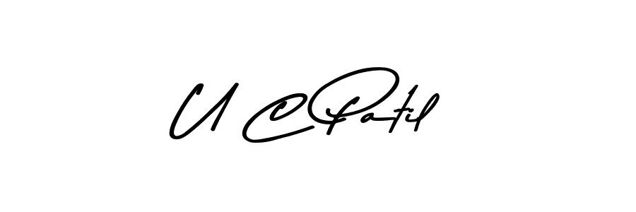 Also You can easily find your signature by using the search form. We will create U C Patil name handwritten signature images for you free of cost using Asem Kandis PERSONAL USE sign style. U C Patil signature style 9 images and pictures png
