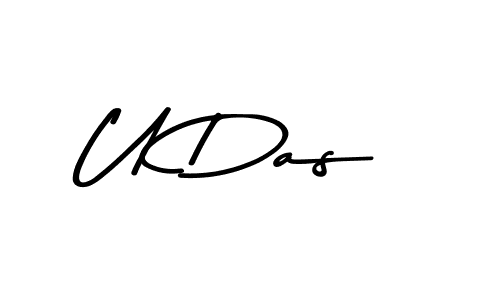 Design your own signature with our free online signature maker. With this signature software, you can create a handwritten (Asem Kandis PERSONAL USE) signature for name U Das. U Das signature style 9 images and pictures png