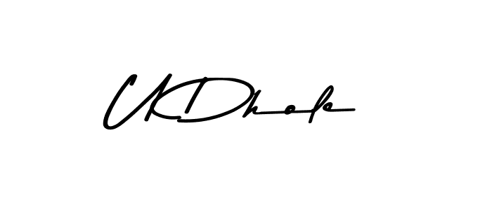 Here are the top 10 professional signature styles for the name U Dhole. These are the best autograph styles you can use for your name. U Dhole signature style 9 images and pictures png