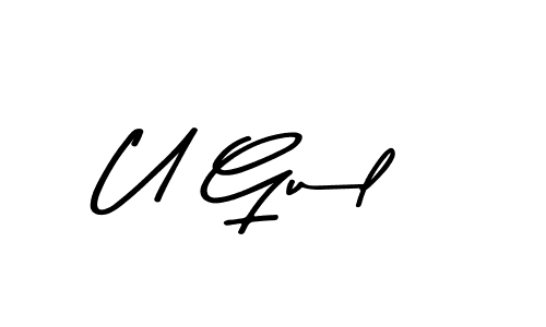 Here are the top 10 professional signature styles for the name U Gul. These are the best autograph styles you can use for your name. U Gul signature style 9 images and pictures png