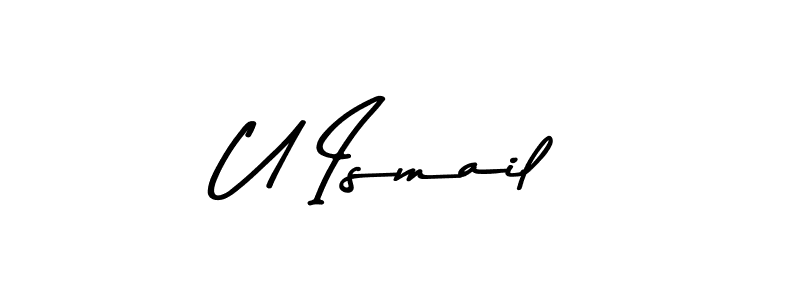 U Ismail stylish signature style. Best Handwritten Sign (Asem Kandis PERSONAL USE) for my name. Handwritten Signature Collection Ideas for my name U Ismail. U Ismail signature style 9 images and pictures png