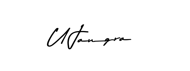 How to Draw U Jangra signature style? Asem Kandis PERSONAL USE is a latest design signature styles for name U Jangra. U Jangra signature style 9 images and pictures png