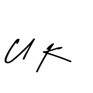 This is the best signature style for the U K name. Also you like these signature font (Asem Kandis PERSONAL USE). Mix name signature. U K signature style 9 images and pictures png