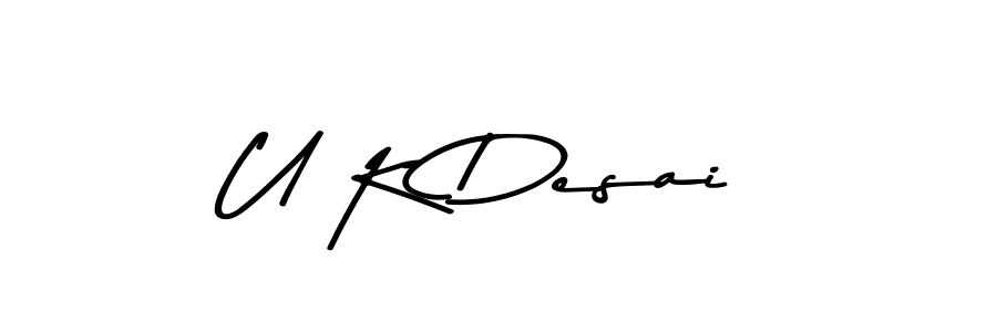 Make a beautiful signature design for name U K Desai. Use this online signature maker to create a handwritten signature for free. U K Desai signature style 9 images and pictures png