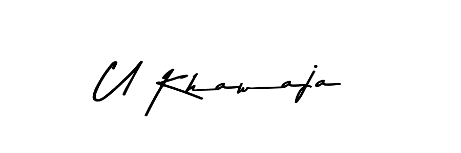 Here are the top 10 professional signature styles for the name U Khawaja. These are the best autograph styles you can use for your name. U Khawaja signature style 9 images and pictures png