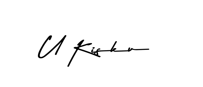 This is the best signature style for the U Kisku name. Also you like these signature font (Asem Kandis PERSONAL USE). Mix name signature. U Kisku signature style 9 images and pictures png