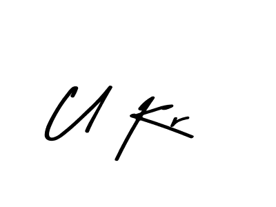 Asem Kandis PERSONAL USE is a professional signature style that is perfect for those who want to add a touch of class to their signature. It is also a great choice for those who want to make their signature more unique. Get U Kr name to fancy signature for free. U Kr signature style 9 images and pictures png