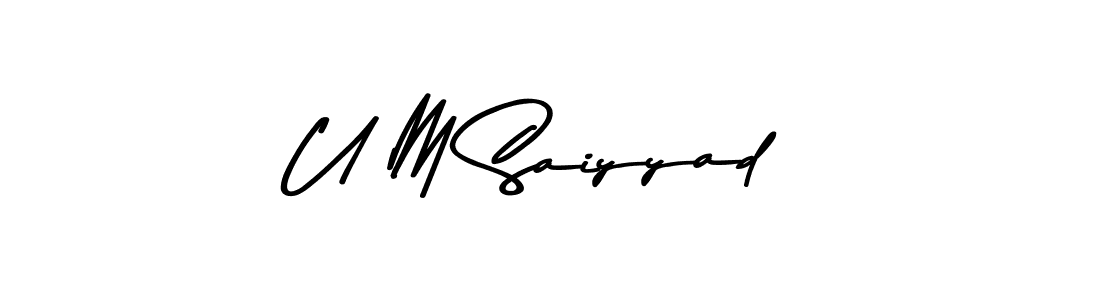 This is the best signature style for the U M Saiyyad name. Also you like these signature font (Asem Kandis PERSONAL USE). Mix name signature. U M Saiyyad signature style 9 images and pictures png