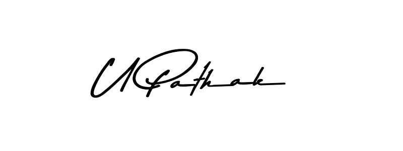 How to Draw U Pathak signature style? Asem Kandis PERSONAL USE is a latest design signature styles for name U Pathak. U Pathak signature style 9 images and pictures png