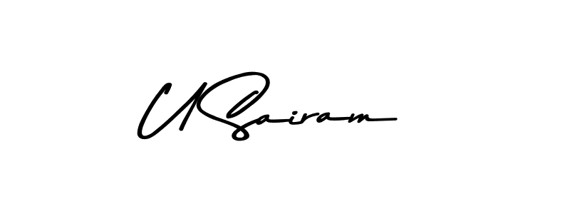 Make a beautiful signature design for name U Sairam. Use this online signature maker to create a handwritten signature for free. U Sairam signature style 9 images and pictures png