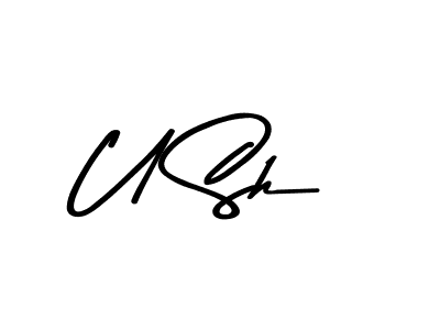 How to make U Sh signature? Asem Kandis PERSONAL USE is a professional autograph style. Create handwritten signature for U Sh name. U Sh signature style 9 images and pictures png