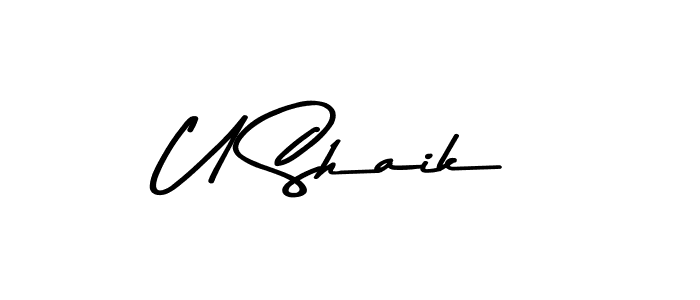 How to Draw U Shaik signature style? Asem Kandis PERSONAL USE is a latest design signature styles for name U Shaik. U Shaik signature style 9 images and pictures png