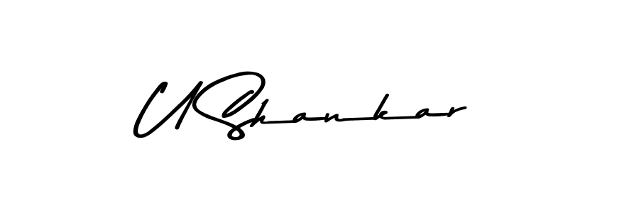 Use a signature maker to create a handwritten signature online. With this signature software, you can design (Asem Kandis PERSONAL USE) your own signature for name U Shankar. U Shankar signature style 9 images and pictures png