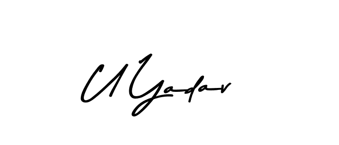How to make U Yadav signature? Asem Kandis PERSONAL USE is a professional autograph style. Create handwritten signature for U Yadav name. U Yadav signature style 9 images and pictures png