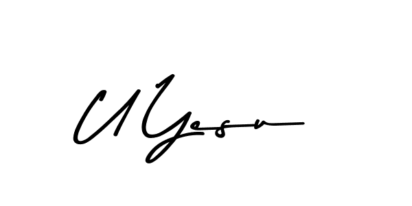 Also You can easily find your signature by using the search form. We will create U Yesu name handwritten signature images for you free of cost using Asem Kandis PERSONAL USE sign style. U Yesu signature style 9 images and pictures png