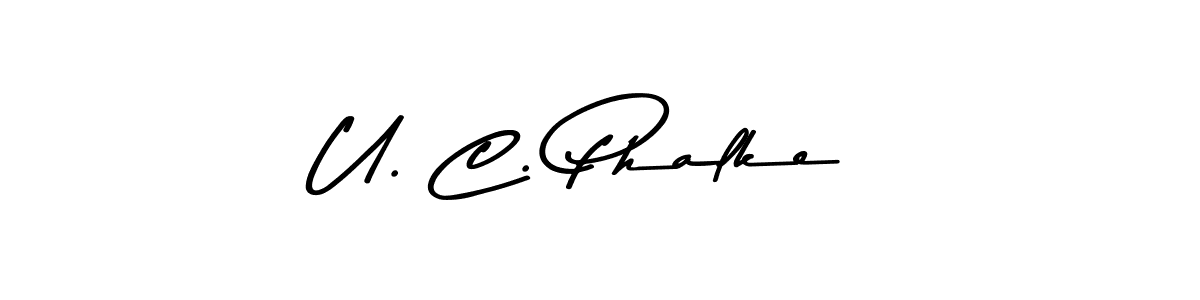 How to make U. C. Phalke signature? Asem Kandis PERSONAL USE is a professional autograph style. Create handwritten signature for U. C. Phalke name. U. C. Phalke signature style 9 images and pictures png