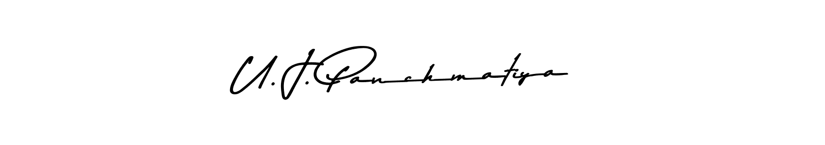 Also we have U. J. Panchmatiya name is the best signature style. Create professional handwritten signature collection using Asem Kandis PERSONAL USE autograph style. U. J. Panchmatiya signature style 9 images and pictures png