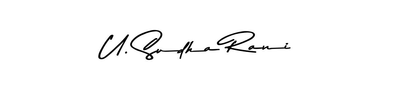 You can use this online signature creator to create a handwritten signature for the name U. Sudha Rani. This is the best online autograph maker. U. Sudha Rani signature style 9 images and pictures png