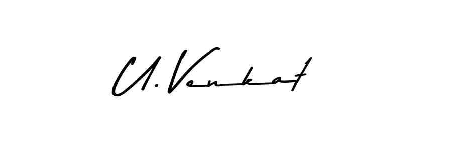 Asem Kandis PERSONAL USE is a professional signature style that is perfect for those who want to add a touch of class to their signature. It is also a great choice for those who want to make their signature more unique. Get U. Venkat name to fancy signature for free. U. Venkat signature style 9 images and pictures png