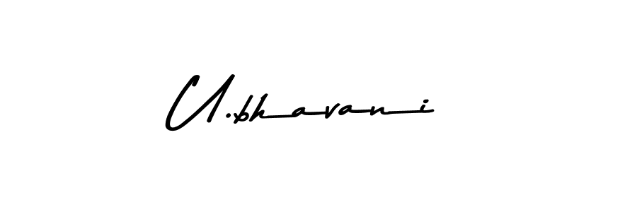 Also we have U.bhavani name is the best signature style. Create professional handwritten signature collection using Asem Kandis PERSONAL USE autograph style. U.bhavani signature style 9 images and pictures png