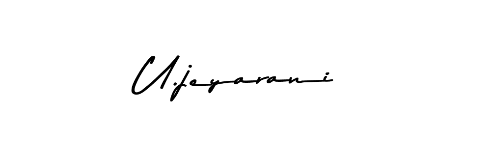 This is the best signature style for the U.jeyarani name. Also you like these signature font (Asem Kandis PERSONAL USE). Mix name signature. U.jeyarani signature style 9 images and pictures png