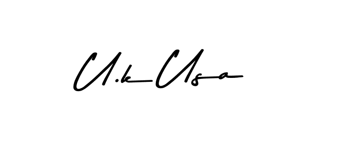 Also You can easily find your signature by using the search form. We will create U.k Usa name handwritten signature images for you free of cost using Asem Kandis PERSONAL USE sign style. U.k Usa signature style 9 images and pictures png