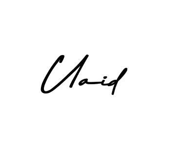 This is the best signature style for the Uaid name. Also you like these signature font (Asem Kandis PERSONAL USE). Mix name signature. Uaid signature style 9 images and pictures png