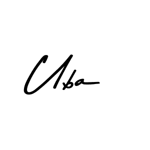 Use a signature maker to create a handwritten signature online. With this signature software, you can design (Asem Kandis PERSONAL USE) your own signature for name Uba. Uba signature style 9 images and pictures png