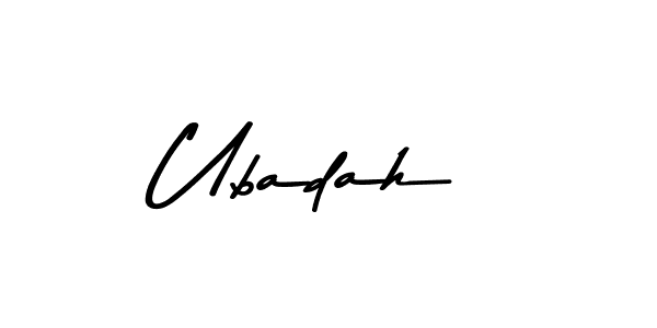 Similarly Asem Kandis PERSONAL USE is the best handwritten signature design. Signature creator online .You can use it as an online autograph creator for name Ubadah. Ubadah signature style 9 images and pictures png