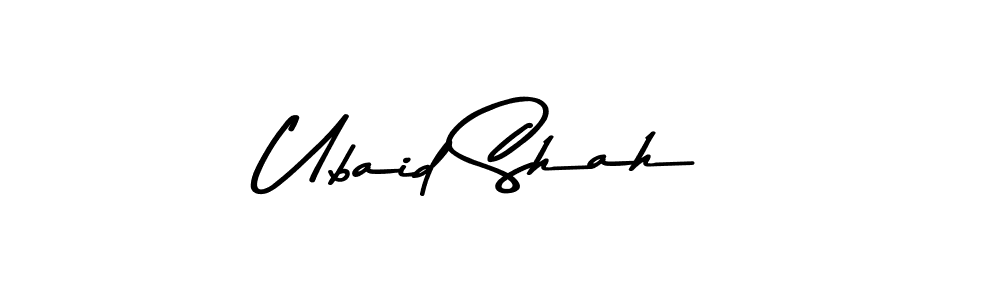 Also You can easily find your signature by using the search form. We will create Ubaid Shah name handwritten signature images for you free of cost using Asem Kandis PERSONAL USE sign style. Ubaid Shah signature style 9 images and pictures png