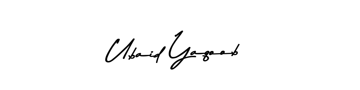 Asem Kandis PERSONAL USE is a professional signature style that is perfect for those who want to add a touch of class to their signature. It is also a great choice for those who want to make their signature more unique. Get Ubaid Yaqoob name to fancy signature for free. Ubaid Yaqoob signature style 9 images and pictures png
