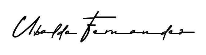 A modern signature idea for name Ubaldo Fernandez using Asem Kandis PERSONAL USE font. Clean strokes and elegant curves make it stand out instantly. Ubaldo Fernandez signature style 9 images and pictures png