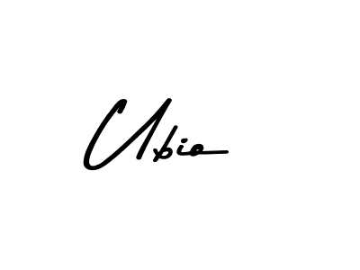 Also we have Ubio name is the best signature style. Create professional handwritten signature collection using Asem Kandis PERSONAL USE autograph style. Ubio signature style 9 images and pictures png