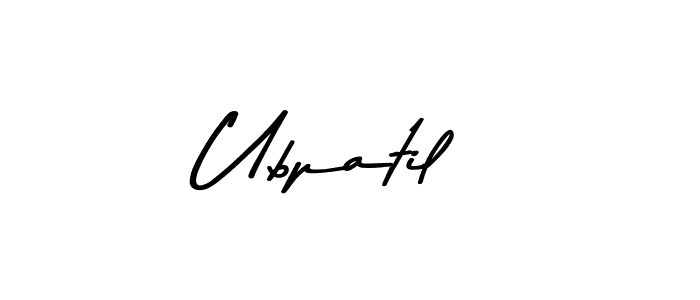 Use a signature maker to create a handwritten signature online. With this signature software, you can design (Asem Kandis PERSONAL USE) your own signature for name Ubpatil. Ubpatil signature style 9 images and pictures png