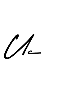 The best way (Asem Kandis PERSONAL USE) to make a short signature is to pick only two or three words in your name. The name Uc include a total of six letters. For converting this name. Uc signature style 9 images and pictures png