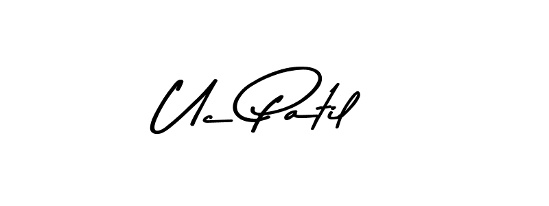 Design your own signature with our free online signature maker. With this signature software, you can create a handwritten (Asem Kandis PERSONAL USE) signature for name Uc Patil. Uc Patil signature style 9 images and pictures png