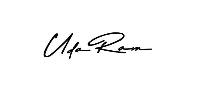 Design your own signature with our free online signature maker. With this signature software, you can create a handwritten (Asem Kandis PERSONAL USE) signature for name Uda Ram. Uda Ram signature style 9 images and pictures png