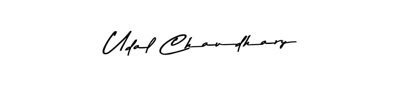 You should practise on your own different ways (Asem Kandis PERSONAL USE) to write your name (Udal Chaudhary) in signature. don't let someone else do it for you. Udal Chaudhary signature style 9 images and pictures png