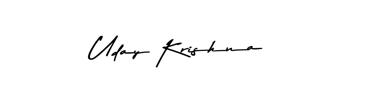 Also we have Uday Krishna name is the best signature style. Create professional handwritten signature collection using Asem Kandis PERSONAL USE autograph style. Uday Krishna signature style 9 images and pictures png