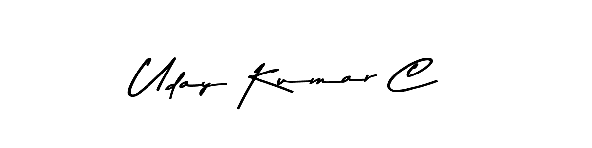 Similarly Asem Kandis PERSONAL USE is the best handwritten signature design. Signature creator online .You can use it as an online autograph creator for name Uday Kumar C. Uday Kumar C signature style 9 images and pictures png
