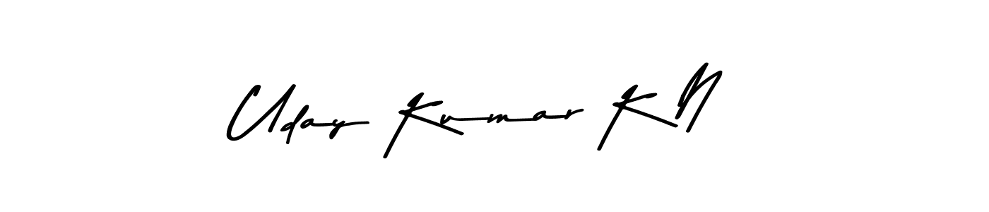 How to Draw Uday Kumar K N signature style? Asem Kandis PERSONAL USE is a latest design signature styles for name Uday Kumar K N. Uday Kumar K N signature style 9 images and pictures png